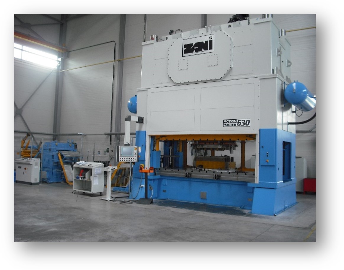 Zani 630T pressing machine